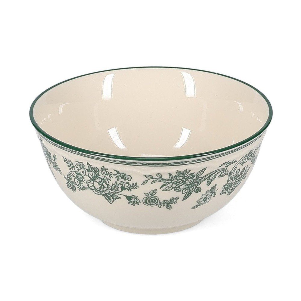 Zelená/slonovinová porcelánová miska Cyril – S|P Collection