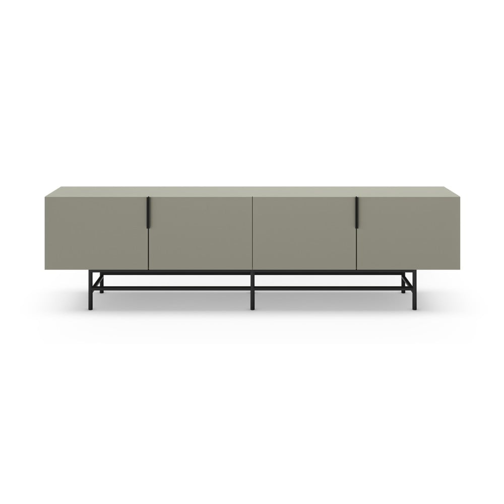 Zelenosivý TV stolík 200x54,5 cm Eldia – Marckeric