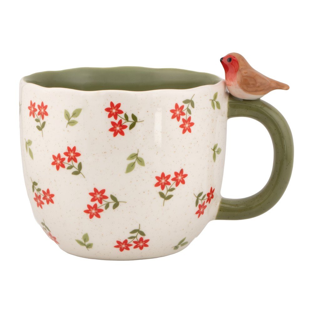 Zelený hrnček Sitting Tit – Sass & Belle
