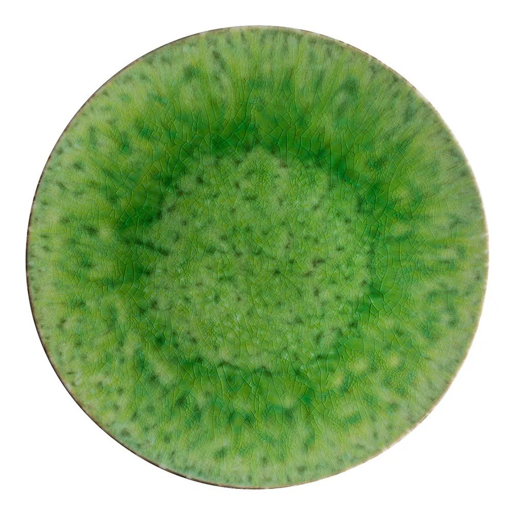 Zelený kameninový servírovací tanier Costa Nova Riviera, ⌀ 31 cm
