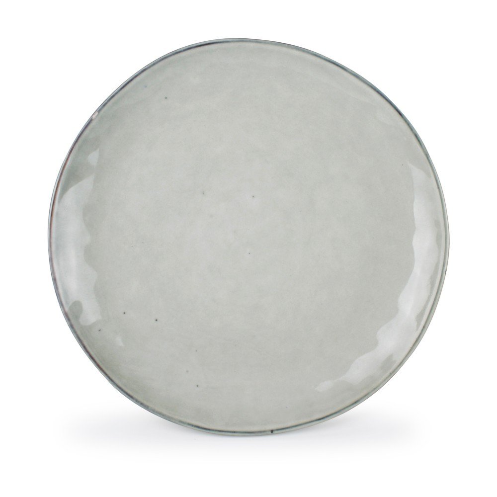 Zelený kameninový tanier ø 28 cm Artisan – Salt&Pepper