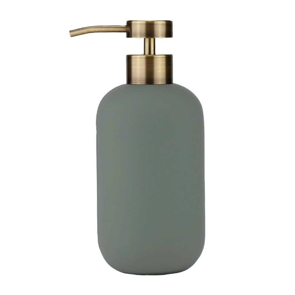 Zelený keramický dávkovač mydla 200 ml Lotus – Mette Ditmer Denmark