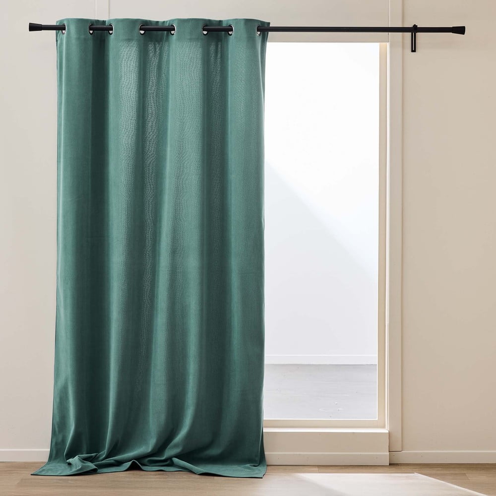 Zelený menčestrový termo záves 140x260 cm Madison – douceur d'intérieur