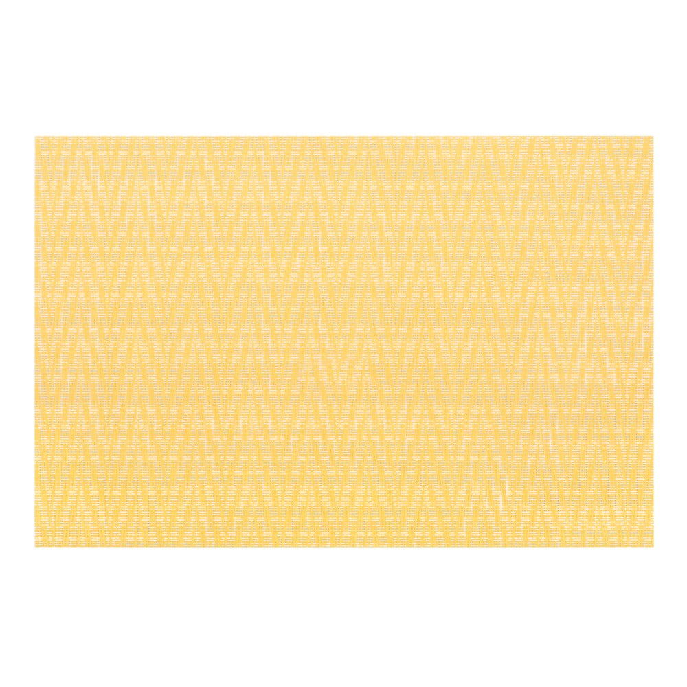 Žlté prestieranie Tiseco Home Studio Chevron, 45 × 30 cm