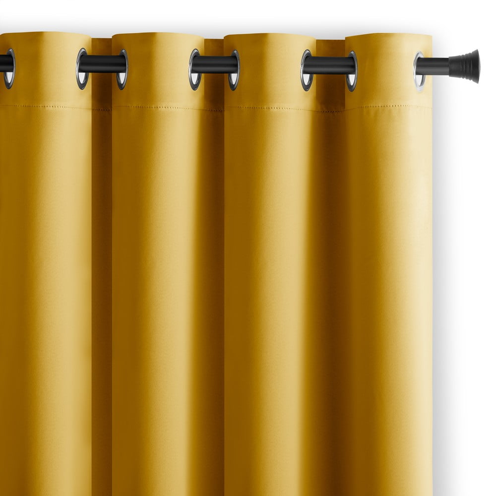Žltý dimout záves 140x270 cm Kierra – Restilo