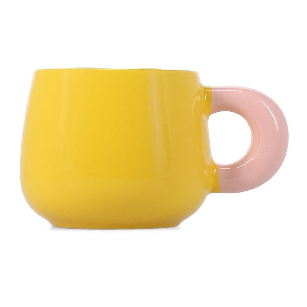 Žltý hrnček z kostného porcelánu 470 ml Coco – ONA