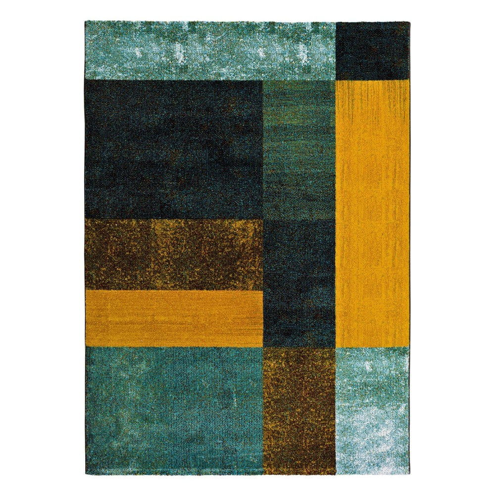 Žltý/modrý koberec 120x170 cm Pandora Pablo – Universal
