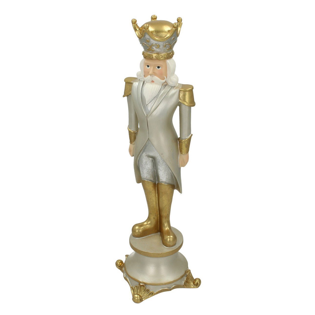 Figúrka Luskáčika 42cm silver