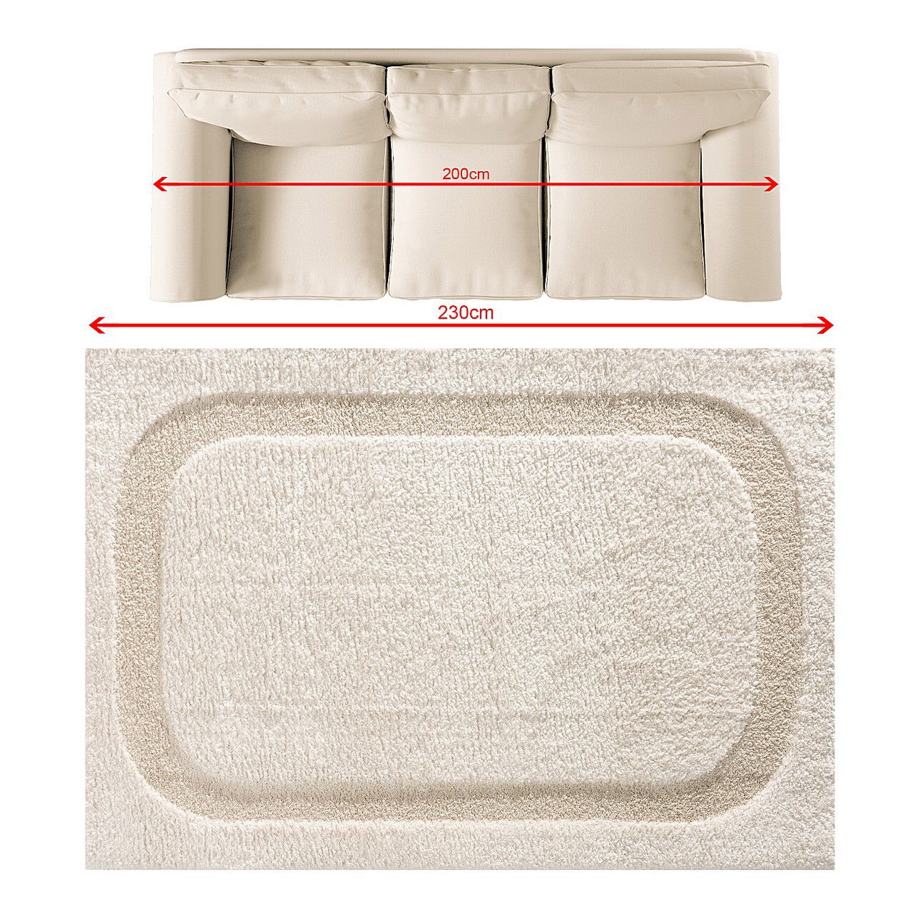 Koberec Halo cream 160x230 cm – obrázok 6