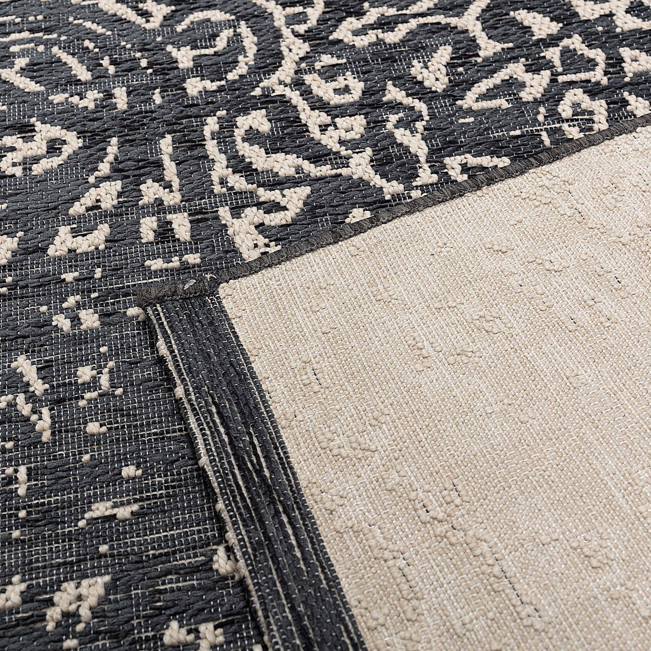 Koberec Velvet beige/petrol blue 200x290cm – obrázok 3