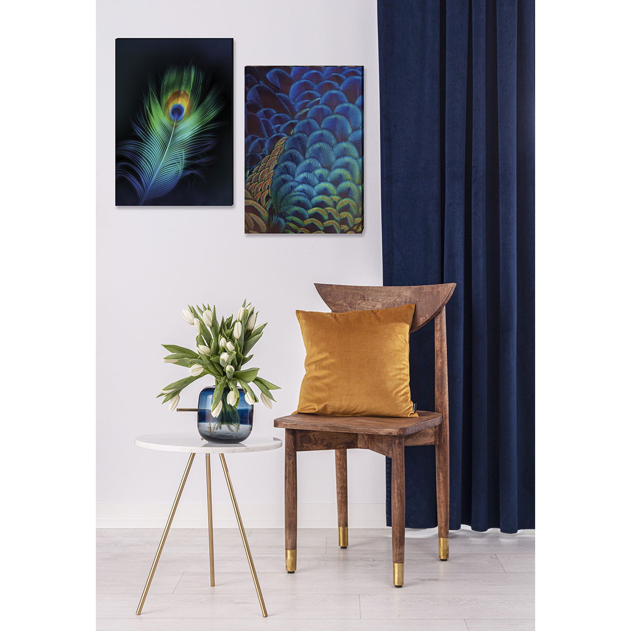Plátno maľba Peacock Eye – obrázok 2