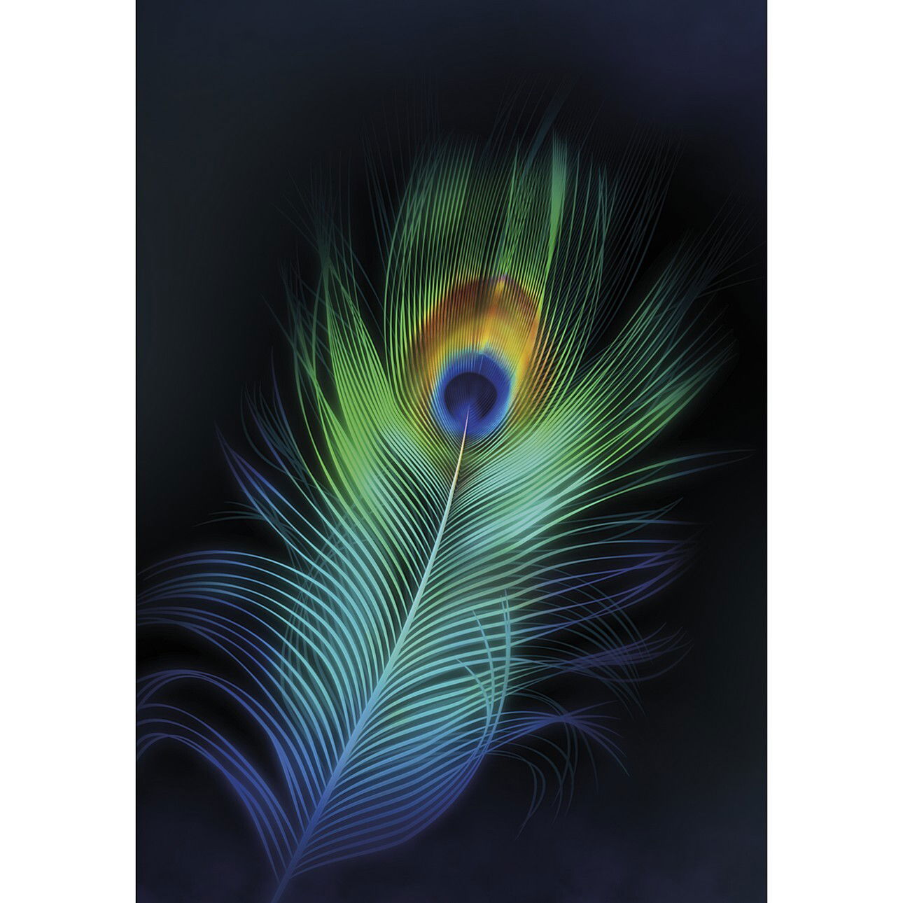 Plátno maľba Peacock Eye