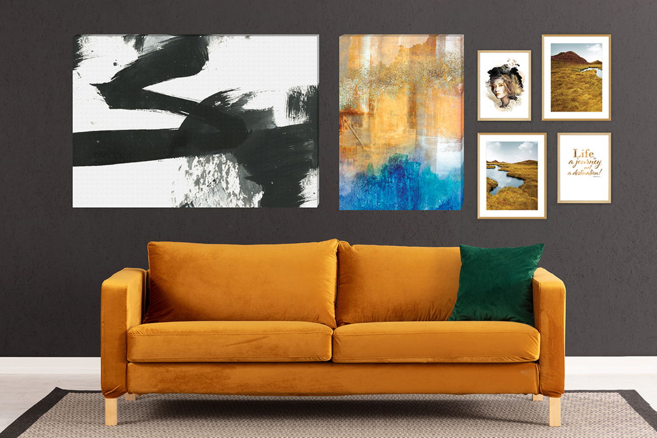 Plátno maľba Teal&Orange – obrázok 2