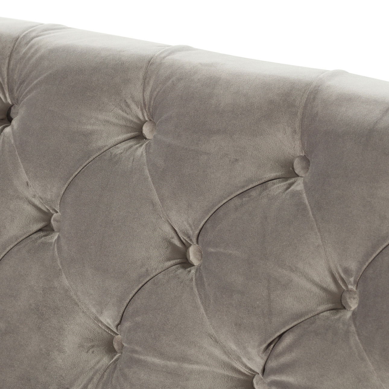 Pohovka Velvet Elite grey pre 3 osoby – obrázok 5