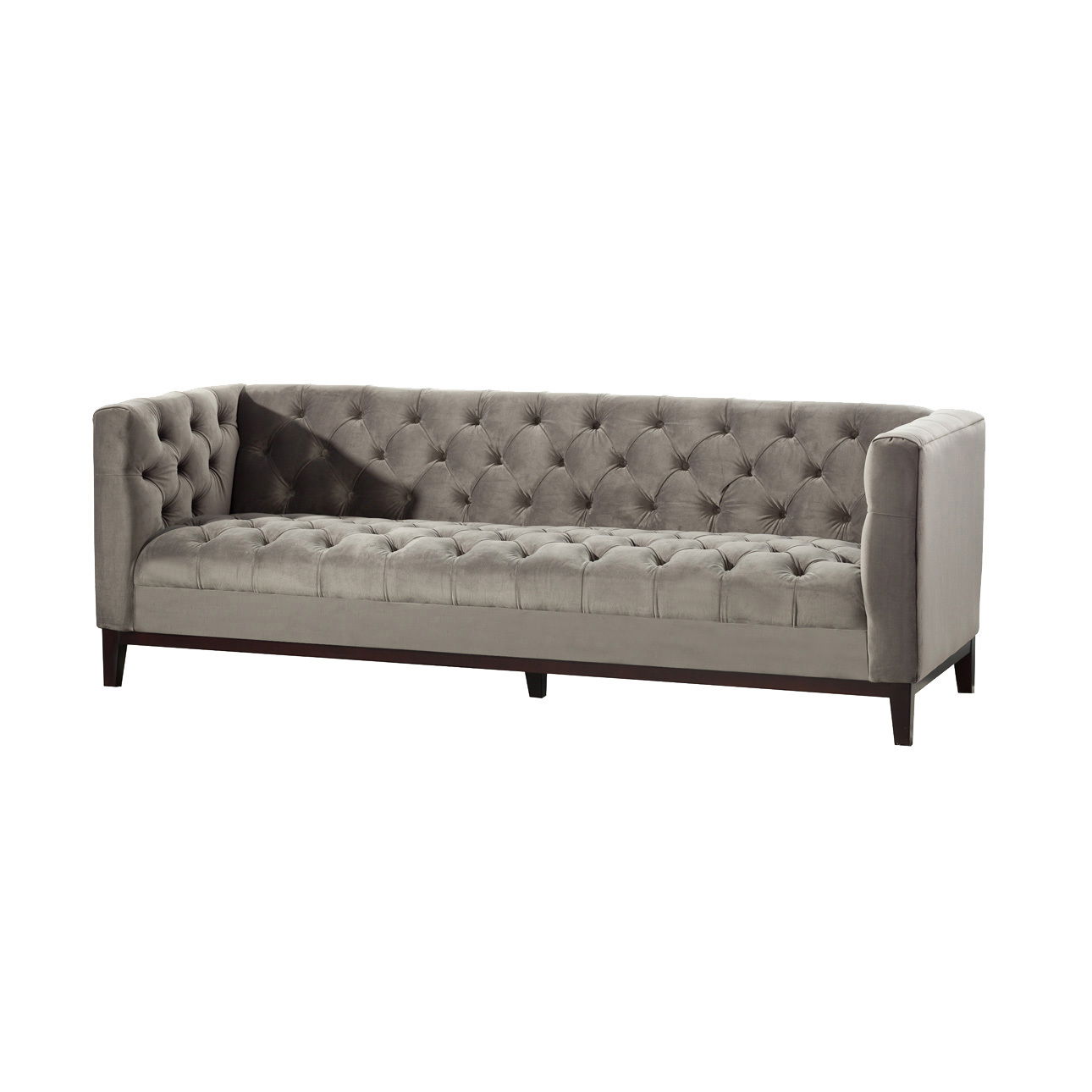 Pohovka Velvet Elite grey pre 3 osoby