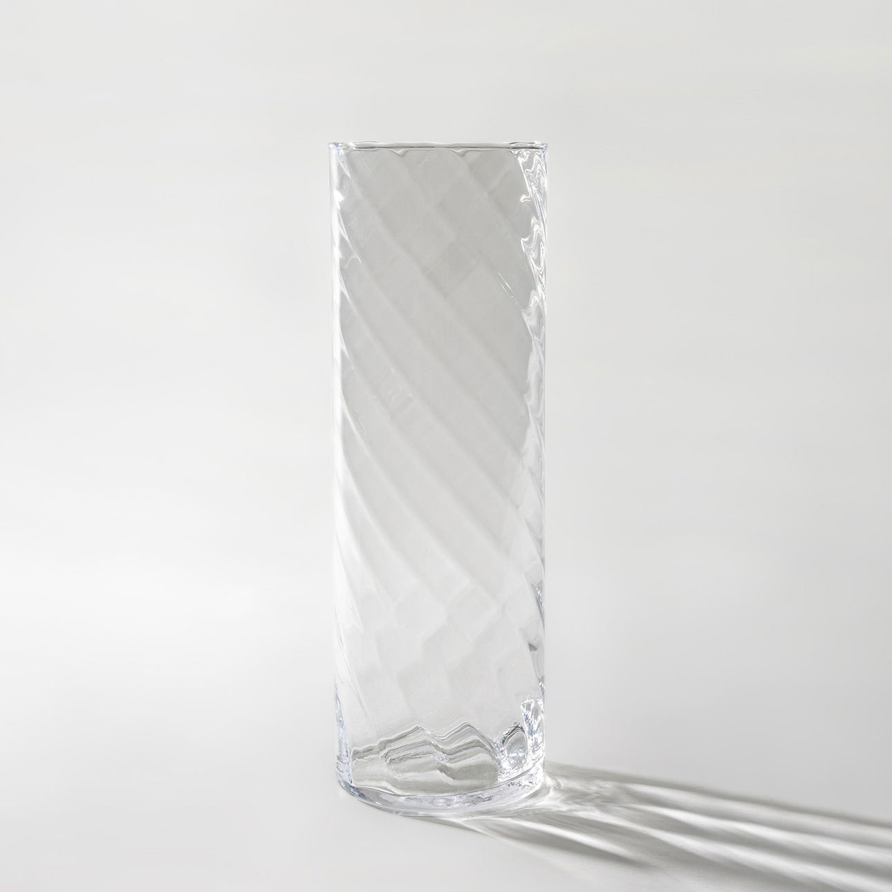 Váza Crytal Twist 15x15x45 cm