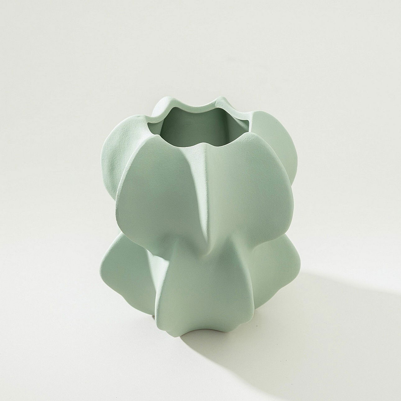 Váza Petal Green 15x17 cm