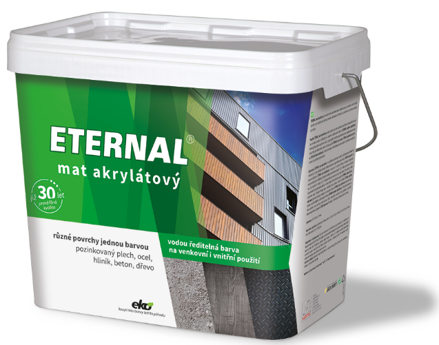 AUSTIS ETERNAL AKRYLÁT MAT - Vrchná farba do interiéru a exteriéru 03 - stredne šedá 0,7 kg