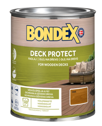 BONDEX DECK PROTECT - Ochranný syntetický napúšťací olej teak (bondex) 2,5 L
