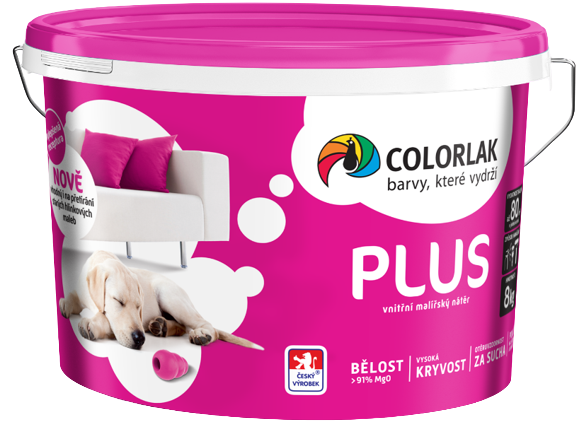 COLORLAK PLUS V2098 - Interiérová maliarska farba biela 4 kg