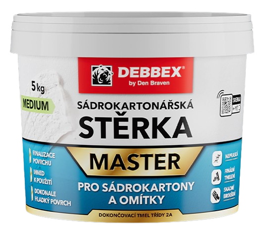 DEN BRAVEN - Sadrokartonárska stierka biela 1,5 kg