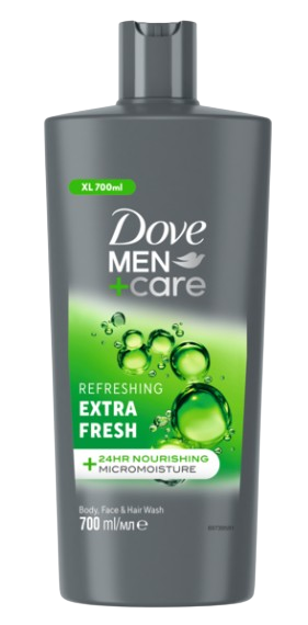 DOVE EXTRA FRESH - Sprchovací gél pre mužov 0,7 L