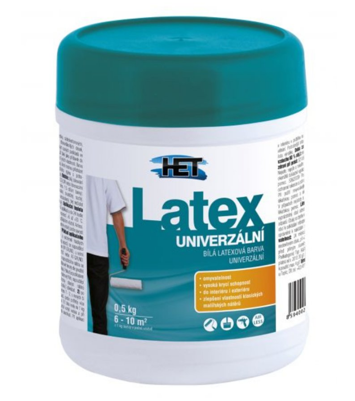 HET Latex univerzálny 6 kg biela matná