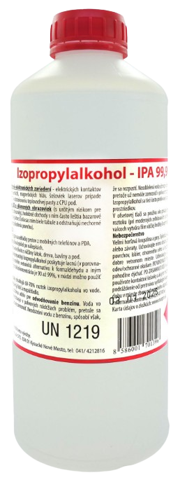 IPA - Izopropylalkohol 99,9 % 1 L