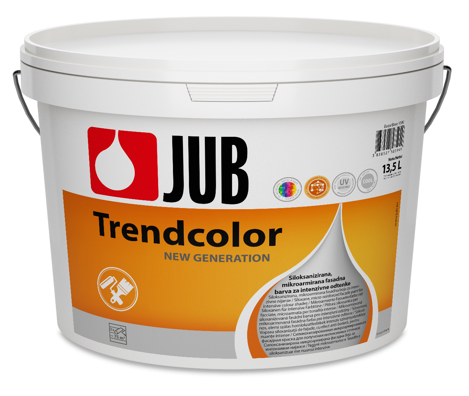 JUB TRENDCOLOR - siloxanová fasádna farba pre intenzívne odtiene Joy 10 (700B) 5 L