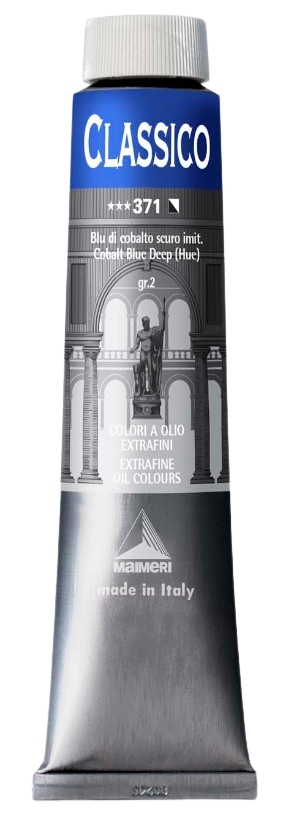 MAIMERI CLASSICO - Extra jemné olejové farby 371 - cobalt blue deep hue, 0,2 L