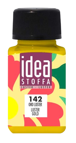 MAIMERI IDEA STOFFA - Farby na textil 142 - luster gold, 60 ml