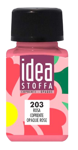 MAIMERI IDEA STOFFA - Farby na textil 203 - opaque rose, 60 ml