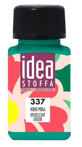 MAIMERI IDEA STOFFA - Farby na textil 337 - iridescent green, 60 ml