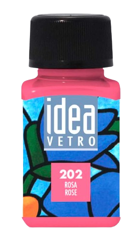 MAIMERI IDEA VETRO - Farby na sklo 202 - rose, 60 ml