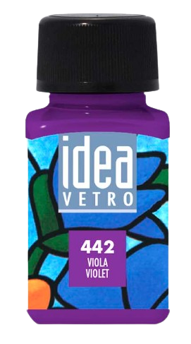 MAIMERI IDEA VETRO - Farby na sklo 442 - violet, 60 ml