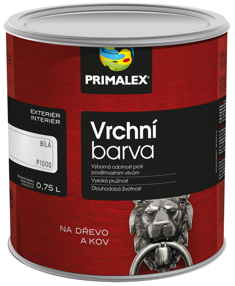Primalex - vrchná syntetická farba 5 l 2430 - hnedá