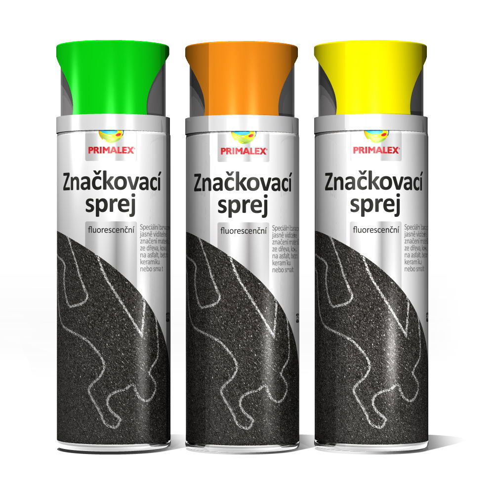 Primalex - značkovací sprej zelený 500 ml