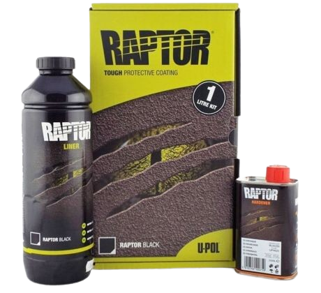 Raptor - farebný tvrdý ochranný náter - SET 4,2 l ral 7031 - modrosivá