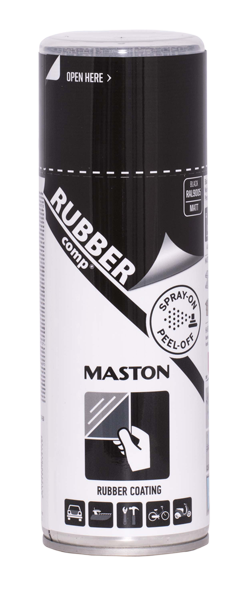 RUBBERcomp - tekutá /odstrániteľná/ guma v spreji 400 ml black