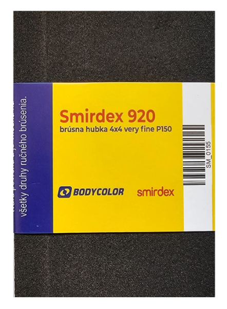 SMIRDEX 920 - Brúsna hubka s rovnými hranami P100