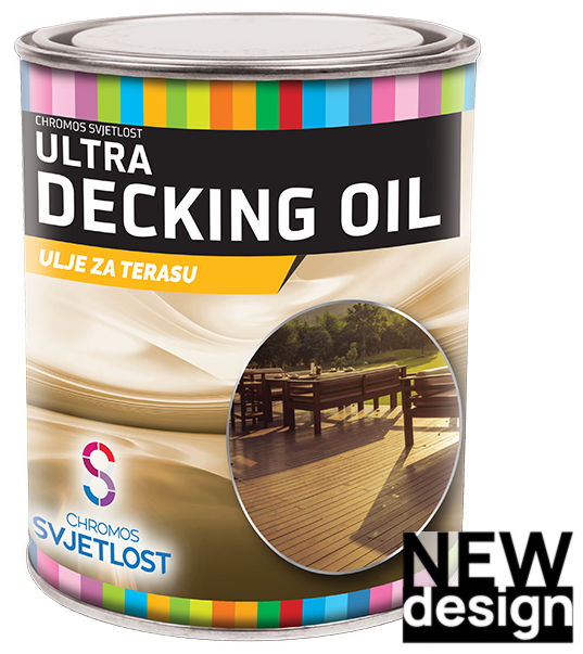 ULTRA DECKING OIL - Olej na drevené terasy 2,5 l tík