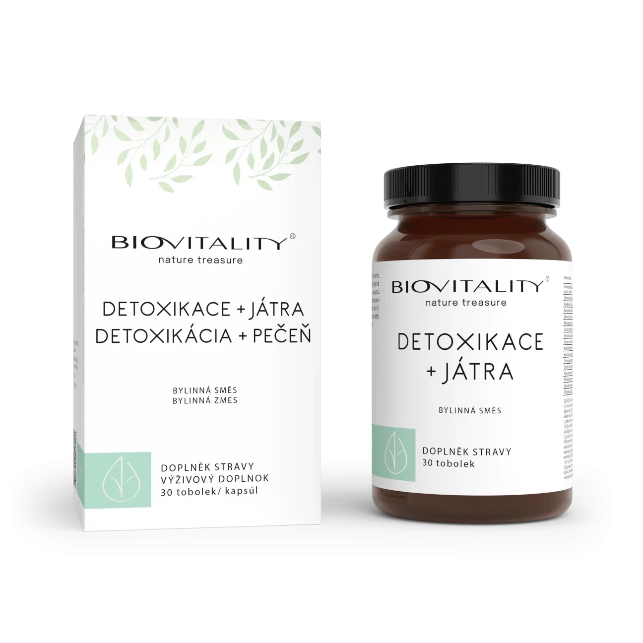 Detoxikácia + pečeň – bylinné kapsuly 30 ks – Green idea