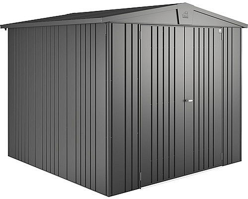 Záhradný domček Europa 4 - 244 × 228 cm (tmavo šedá metalíza)