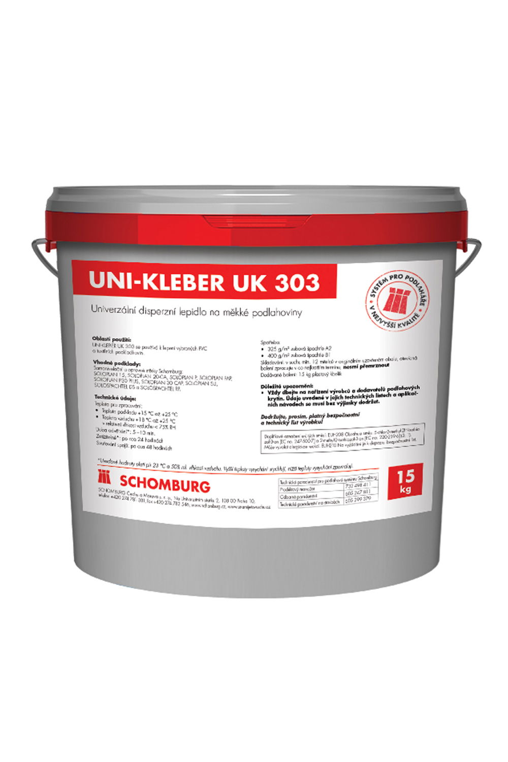 Disperzné lepidlo UNI-KLEBER-UK 303 - SCHOMBURG 5 kg