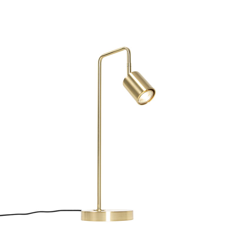 Moderná stolová lampa mosadz nastaviteľná - Java