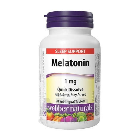 Webber Naturals Melatonin 1 mg
