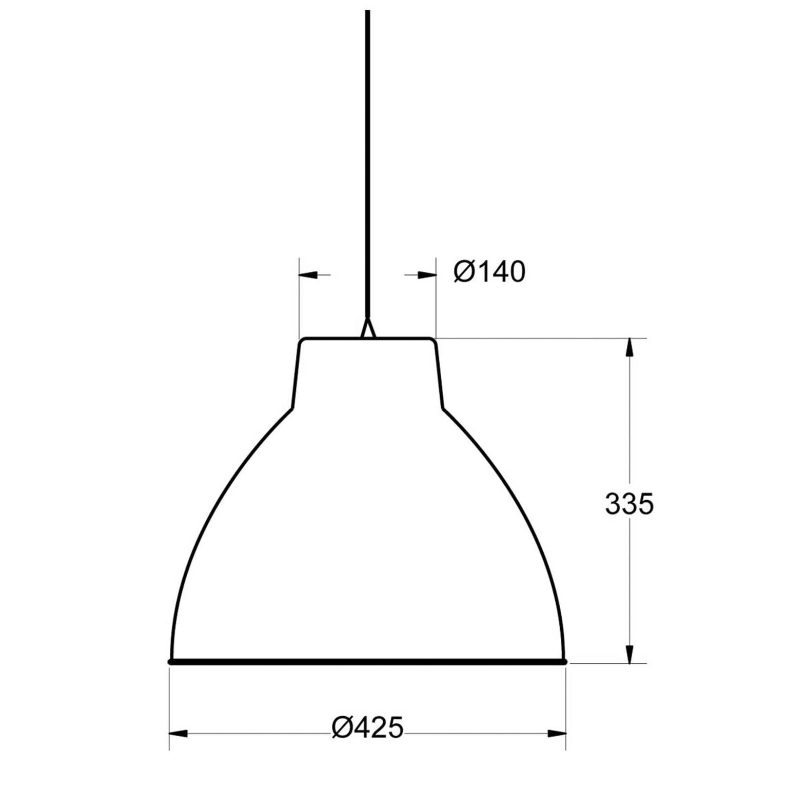 Aluminor S2089 závesná lampa v priemyselnom štýle – obrázok 2