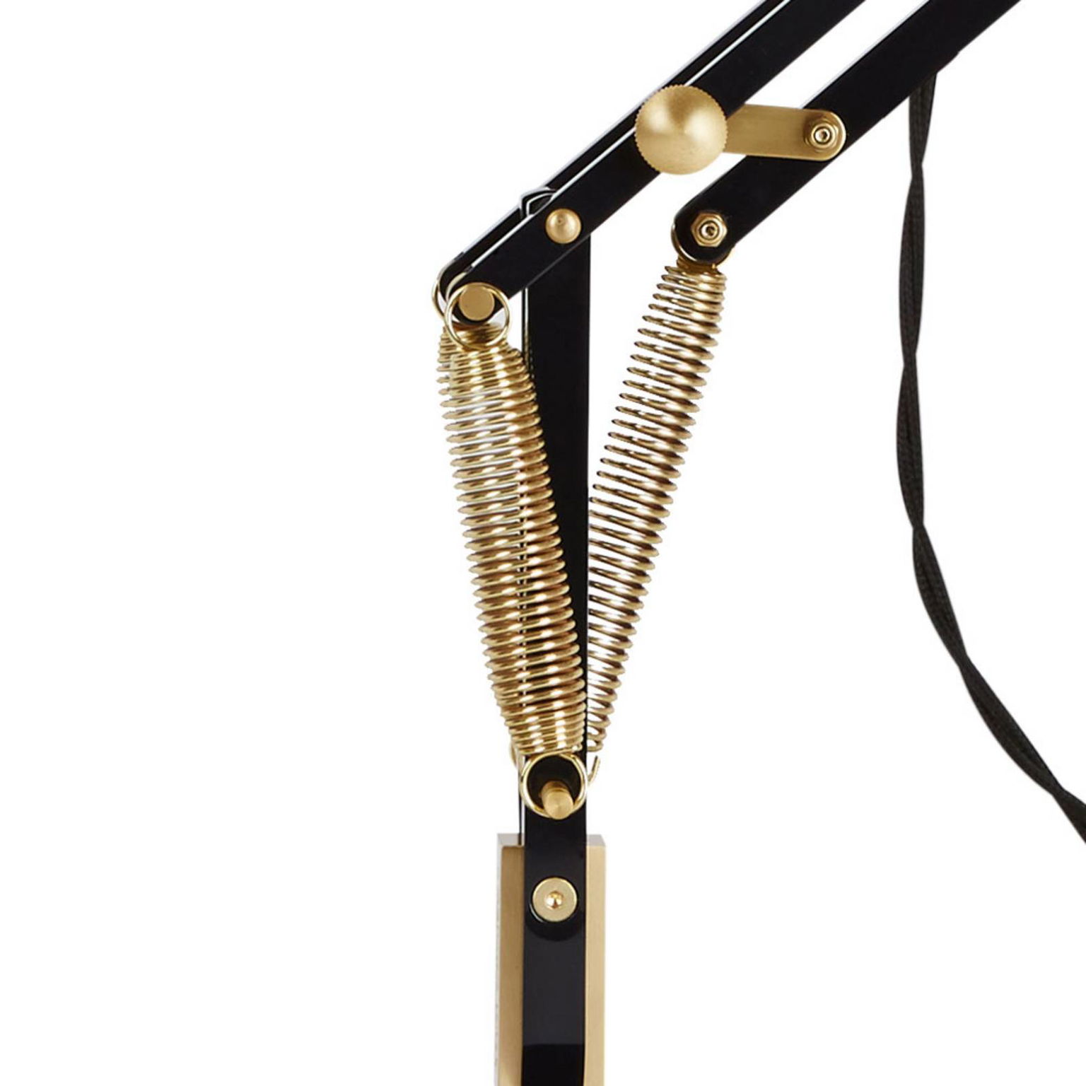 Anglepoise Original 1227 Brass stolná lampa čierna – obrázok 4