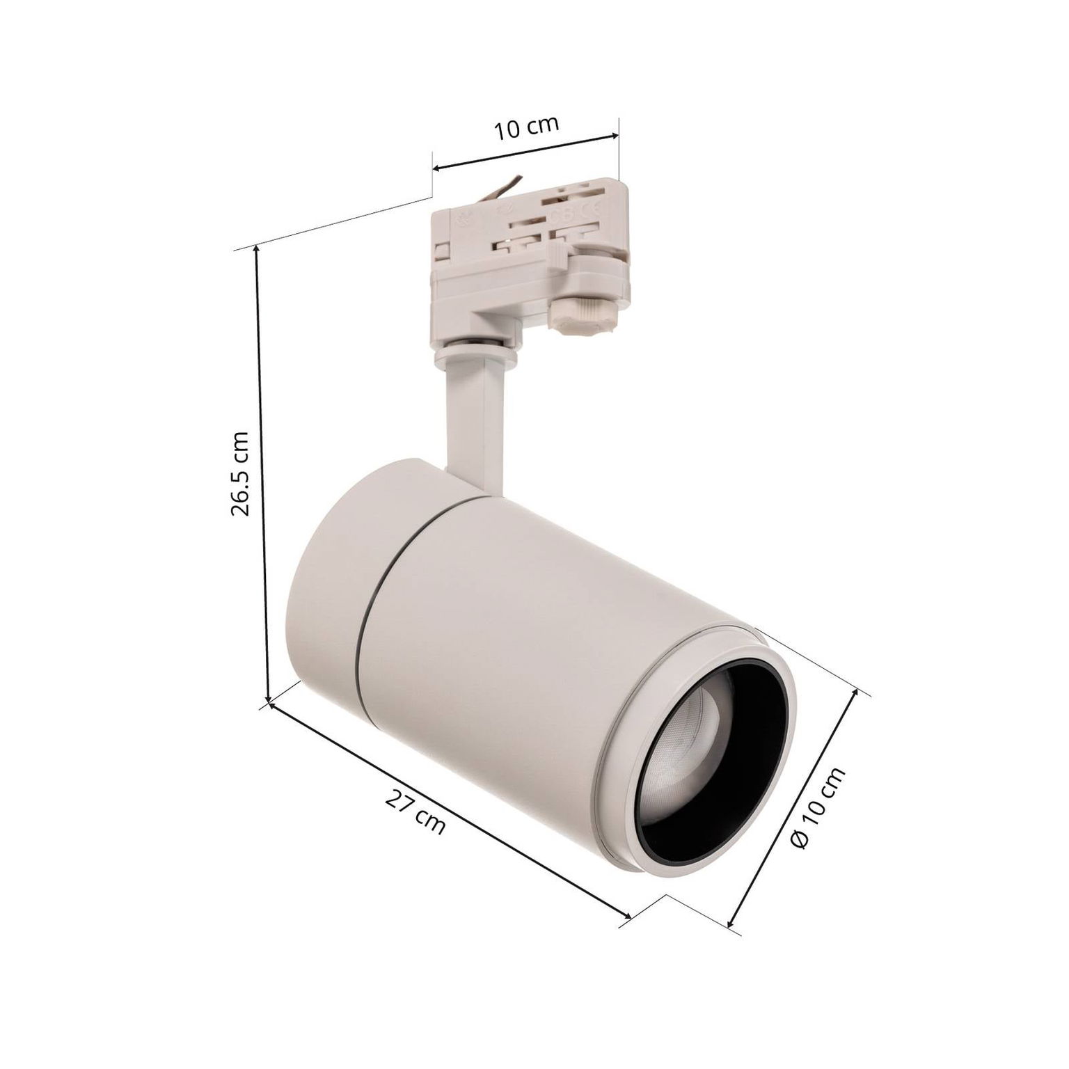 Arcchio LED reflektor Nanna, 3000K, biely, DALI – obrázok 3