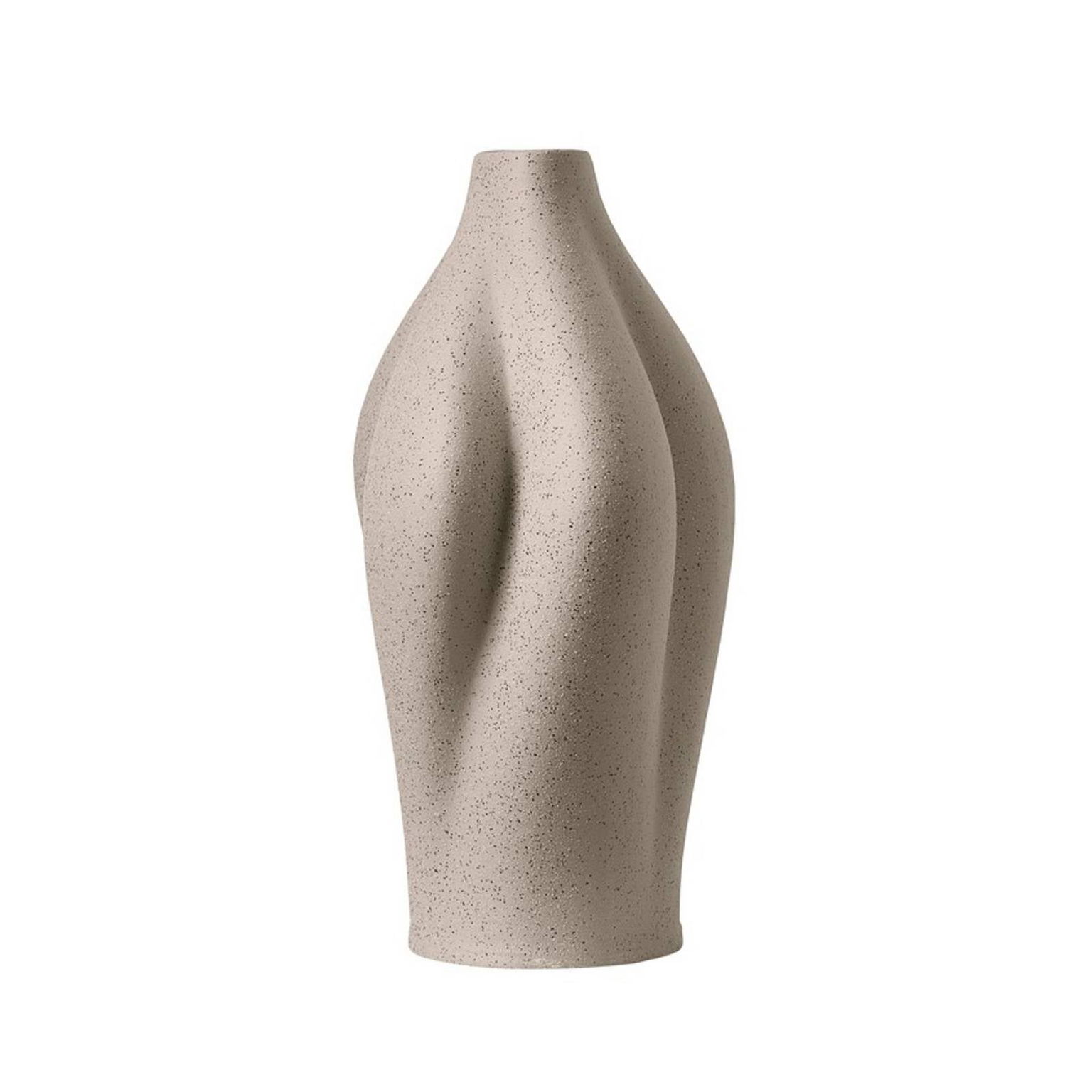 AYTM Váza Saltare, 30 cm, taupe, keramika – obrázok 2